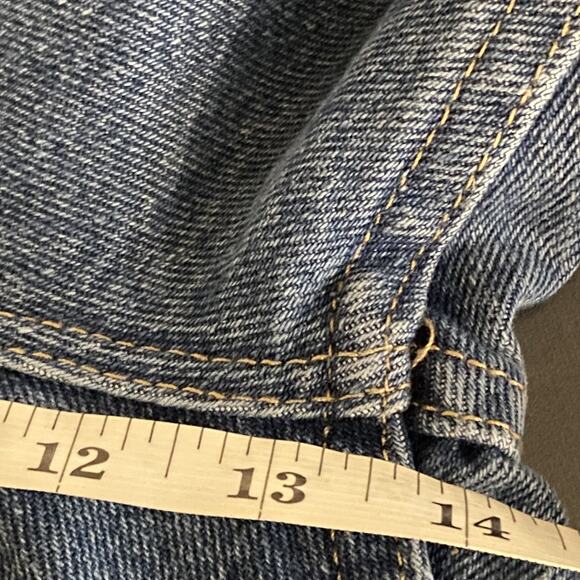 Wrangler Authentics Jeans Mens 42x34 Blue Classic Fit Straight Leg Denim Pants - Picture 8 of 9